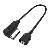 ZHITING AMI MDI USB Music Interface MP3 Adapter,Audi Music Interface Adapter Kabel für A3/A4/A5/ A6/A8/S4/S6/S8/ Q5/Q7/R8/ TT and Volkswagen Jetta/GTI/GLI/Passat/CC/Tiguan/Touareg/EOS