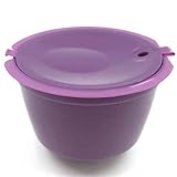 Kaffeefilter, Kunststoff Nachfüllbare Kompatible Do-lce-Gus- to Kaffeefilter Körbe Kapseln Neue Wiederverwendbare Do-lce-Gus- to Coffee Capsule 1 STÜCKE (Farbe : 1pc Purple)