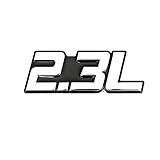 SHUANGXI benliestore Autoaufkleber 2. 0L 2.2L 2.4L 2.5L 2.8L Emblem Abzeichen Aufkleber Fit für Toyota Mercedes Mazda Nissan BMW Audi Hyundai Ford Dodge SUV (Color Name : Gray)