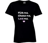 Grey's Anatomy T-Shirt 'Pick me Choose me Love Me', Grau / Schwarz Gr. M, grü