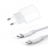 20W iPhone Schnellladegerät [Apple MFi zertifiziert] USB C Adapter Ladegerät mit 2m USB C auf Lightning Kabel Kompatibel mit iPhone SE 2020/12/12 Mini / 12 Pro Max / 11 / Xs/XR/X und mehr (Weiß)