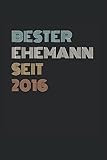 Bester Ehemann Seit 2016: Jahresplaner und Kalender für das Jahr 2022 von Januar bis Dezember mit Ferien, Feiertagen und Monatsübersicht - Organizer und Zeitplaner für 1 J