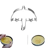PJCNEW Squid Game Cookie Cutter, Squid Game Cookie Mold, Stainless Steel Biscuit Cookie Cutters, TikTok Sugar Pie Game, Realistic Korean Movie Props Family Table Games Toy for Adult Kids, D