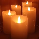 YSTSPYH Kerzenlicht Flamme LED Kerzen leuchten for Hochzeit/Weihnachten/Dekoration und schöne Nachtlicht schmücken (Emitting Color : Warm White)
