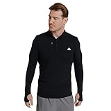 DANISH ENDURANCE Men's Half Zip Long Sleeved Shirt 1 Pack XXL Black 1-Pack