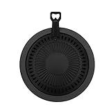 MorNon Grillplatte Grillaufsatz für Tragbare Gaskocher für Gaskocher Grillaufsatz Campingkocher Grillrost Campinggrill Antihaftbeschichtete Grillfläche G
