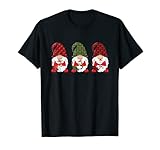 Rentier-Pinguin Weihnachtsmann Zwerg Weihnachten T-S