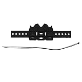 auspuffschutz motorradYctze Motorrad-Auspuffschutz, universeller Silikon-Auspuff-Hitzeschild-Rohrschutz-Abdeckungsschutz mit Kabelbinder(Schwarz)