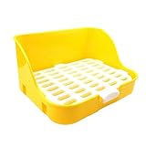 Katzentoilette für Haustiere Hamster-Haustier-Katze-Kaninchen Ecktoilette Trash Tray Saubere Innen Pet Garbage Training Fach for Kleintier-PET ABS Pet WC Indoor-Haustier-Töpfchen (Color : C3)