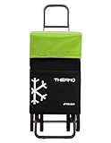 Rolser Termo Fresh MF DOS+2 Einkaufstrolley, 4 Rollen Zentimeter schwarz und L