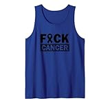 Fuck Cancer Ribbon Cute Cancer Sucks Strong Fighter Geschenk Tank Top