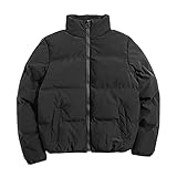 AEftrior Winterjacke Damen Übergangsjacke Jacke Übergang Jacken Herbst Bomberjacke Stehkragen Dicker Warm Steppjacke Leichte Bequem Puffer Jacket Gepolstert Outdoor Daunenjacke Softshelljack