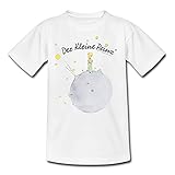 Der Kleine Prinz Auf Seinem Planeten Kinder T-Shirt, 110-116, Weiß