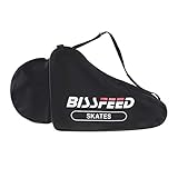Erwachsene Kinder Rollschuhe Tasche Skischuhtasche Schlittschuhtasche mit Henkeln, Inlinertasche Inliner Rucksack Dreieck-Skatetasche, Schwarz (Kinder)
