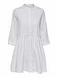 ONLY Damen Onlditte Life 3/4 Shirt Noos Wvn Casual Dress, White, 36 EU