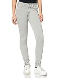 Replay Damen New Luz Rose Label Jeans, 490 Dusty Grey, 23W / 30L