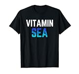 Lustiges Ozean-Liebhaber-Vitamin-Meer-Küsten-Meer-Schwimmer T-S
