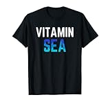 Lustiges Ozean-Liebhaber-Vitamin-Meer-Küsten-Meer-Schwimmer T-S