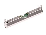 Stanley Schnurwasserwaage (leichte Aluminiumausführung, 2 Haken für Schnurnutzung, flache Unterseite) 0-42-287, Silb