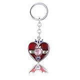 TAIYING Cartoon Sailor Moon Schlüsselbund Metallfigur Herz Mond Schlüsselring Frauen Rucksack Anhänger Mode Schmuck Geschenke K8