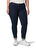 TOM TAILOR Damen Plussize Skinny Jeans 1013516, 10133 - Dark Dye Dlue Denim, 46