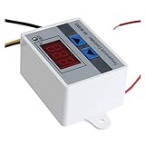 ZRYYD XH-W3001 Digital Thermostat Temperaturschalter Mikrocomputer Temperaturregler Temperatursteuerungsschalter Temperaturregelung (Size : 110-220V)