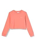 NAME IT Mädchen Nkftinturn Ls Crop Sweat Unb Noos Sweatshirt, Rose of Sharon, 134-140