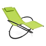 FGVBC Swing Garden Outdoor Patio Recliner Zero g-ravity Schaukelliege Lounge Schauk