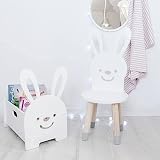 Eddie & Lilly Aufbewahrungskorb, weißer Hasenkorb, Bett, Spielzeug-Aufbewahrung, bester Online-Baby-Möbelgeschäft, Babyartikel-Online-Shop