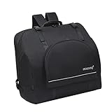 kesoto Premium Akkordeon Tasche Rucksack Gigbag mit Schultergurte für 60-120 Bass Akkordeon, 12mm gepolstert - 80-96 B