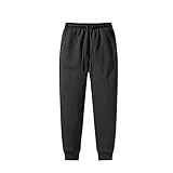 Cerlemi Jogginghose Herren Trainingshose Fitness Slim Fit Hose Freizeithose Joggers Streetwear Reißverschluss Taschen Freizeithose Sporthose Pants Thermo Fleece Taschen Sweatp