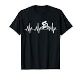 Downhill Herzschlag EKG T-Shirt Fahrrad Mountainbike MTB F