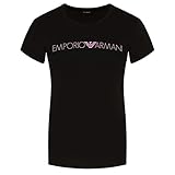 Emporio Armani Damen T-Shirt 163139 0A317, Kurzarm, Rundhalsausschnitt Gr. Small, Schw