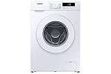 Samsung Waschmaschine WW70T304PWW/EG, SLIM Platzsparer - Nur 44 cm tief, Digital Inverter Motor, Kurz-Programm, Trommelreinigung, LED-Display, 7 kg, Weiß