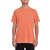 Volcom Herren Gasp High Ss Tee T-Shirt mit kurzen Ärmeln, Braun (Burnt Ochre), L