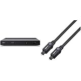 LG BP250 Blu-ray Player (Upscaler 1080p, USB) schwarz & Amazon Basics Toslink Optisches Digital-Audiokabel, 1 