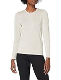 Herrlicher Damen Cameo Jersey Glitter T-Shirt, Pearl 358, M