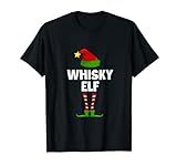 Whisky Elf Partnerlook Familien Elfen Outfit Xmas Weihnachts T-S
