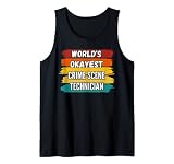Tatortentechniker-Geschenke, die Welt Okayest Crime Scene Te Tank Top