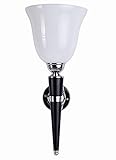 Art Deco Lampe Designer Wandlampe Mazda Fackel Wandleuchte Flurleuchte Antik XC28 Palazzo Exk