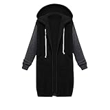 Cardigans Damen übergangsjacke Herbst Winter Outdoormäntel Angenehm Longpullover Warm Langen Mäntel Einfaches Softshelljacken Günstig Funktionsjacke Winddicht Windjack