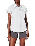 Columbia Damen Shirt Silver Ridge 2.0 Short Sleeve, White, M, 1841794