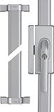 ABUS Fenster-Zusatzsicherung FOS650 AL0125 - Stangenschloss mit Druckzylinder, gleichschließend - ABUS-Sicherheitslevel 10 - 73017 - Silb