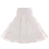 Gaddrt Tüllrock Damen Petticoat Unterrock für Wedding Bridal Cosplay Womens Plissee Tutu Erwachsenen Tutu Rock Plissee Miniröck