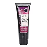 Permanent Conditioning Hair Color Depositing Conditioner, Permanent Conditioning Haarfarbe Mild und nicht reizend mit 200 ml für modische Haarfarbe(Violett)