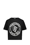DSquared Bambina T-Shirt Cropped Con Stampa Nero Mod. 0100 D00A8 16