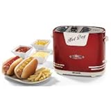 Ariete 186 Party Time Hotdog-Maker, Gerät für hausgemachte Hotdogs, 650 W, R