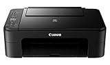 Canon PIXMA TS3150 Drucker Farbtintenstrahl Multifunktionsgerät DIN A4 (Scanner, Kopierer, 4.800 x 1.200 dpi, WLAN, USB, Apple AirPrint, PIXMA Cloud-Link), schw