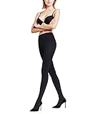 FALKE Damen Pure Matt 100 Den W Ti Strumpfhose, Schwarz (Black 3009), 38-40 EU