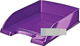 Leitz Briefkorb Wow A4 (10 - Pack + 20 Schildchen, Violett)